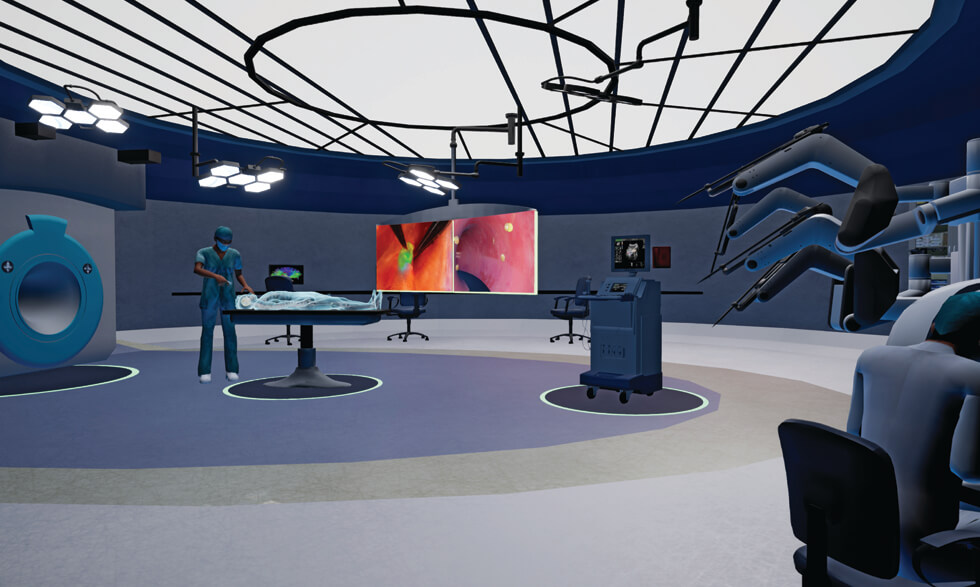 The Surgery of the Future app provides a virtual tour into the operating room of the future. 